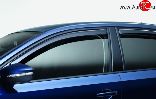 4 199 р. Дефлекторы окон (ветровики) (хетчбек) Novline 4 шт. Volkswagen Golf 6 хэтчбэк 5 дв. (2008-2014)  с доставкой в г. Воронеж