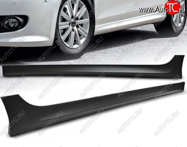 12 699 р. Пороги накладки (хетчбек) Votex Style Volkswagen Golf 6 хэтчбэк 5 дв. (2008-2014) (Неокрашенные)  с доставкой в г. Воронеж
