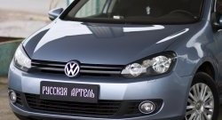 709 р. Реснички на фары RA Volkswagen Golf 6 хэтчбэк 5 дв. (2008-2014) (Неокрашенные)  с доставкой в г. Воронеж. Увеличить фотографию 4