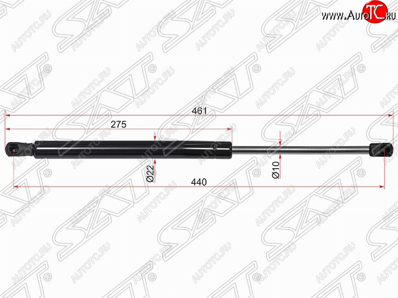 599 р. Газовый упор крышки багажника SAT  Volkswagen Golf  6 (2008-2014) хэтчбэк 5 дв.  с доставкой в г. Воронеж