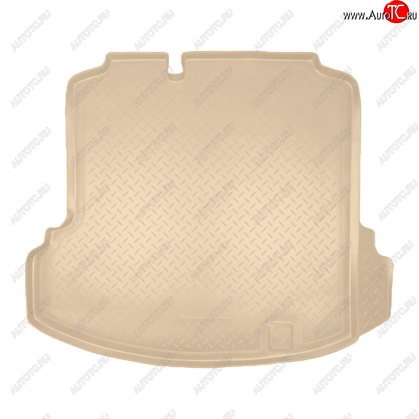 2 479 р. Коврик багажника Norplast Unidec  Volkswagen Jetta  A5 (2005-2011) седан (Цвет: бежевый)  с доставкой в г. Воронеж