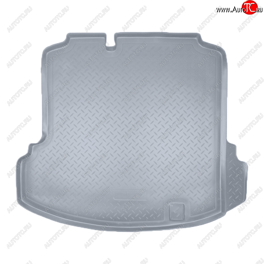 2 479 р. Коврик багажника Norplast Unidec  Volkswagen Jetta  A5 (2005-2011) седан (Цвет: серый)  с доставкой в г. Воронеж