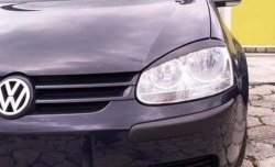 1 649 р. Реснички на фары CT  Volkswagen Jetta  A5 (2005-2011) седан (Неокрашенные)  с доставкой в г. Воронеж. Увеличить фотографию 1