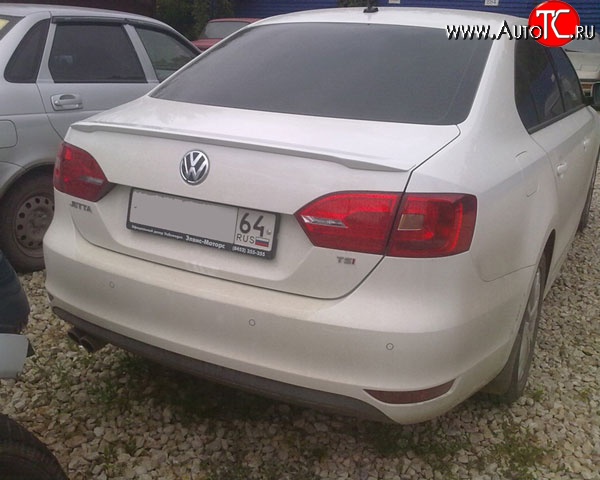 3 079 р. Лип спойлер M-VRS Volkswagen Jetta A6 седан дорестайлинг (2011-2015) (Неокрашенный)  с доставкой в г. Воронеж