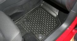 3 199 р. Коврики в салон Element 4 шт. (полиуретан) Volkswagen Jetta A6 седан дорестайлинг (2011-2015)  с доставкой в г. Воронеж. Увеличить фотографию 2