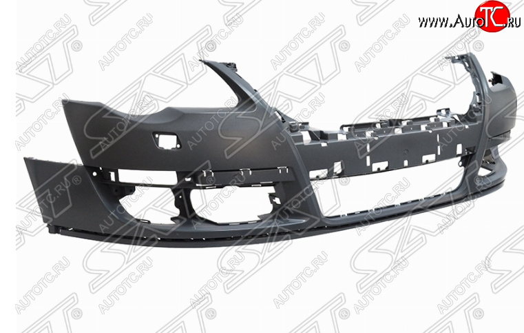 6 399 р. Передний бампер SAT (под омыватели) Volkswagen Passat B6 седан (2005-2011) (Неокрашенный)  с доставкой в г. Воронеж