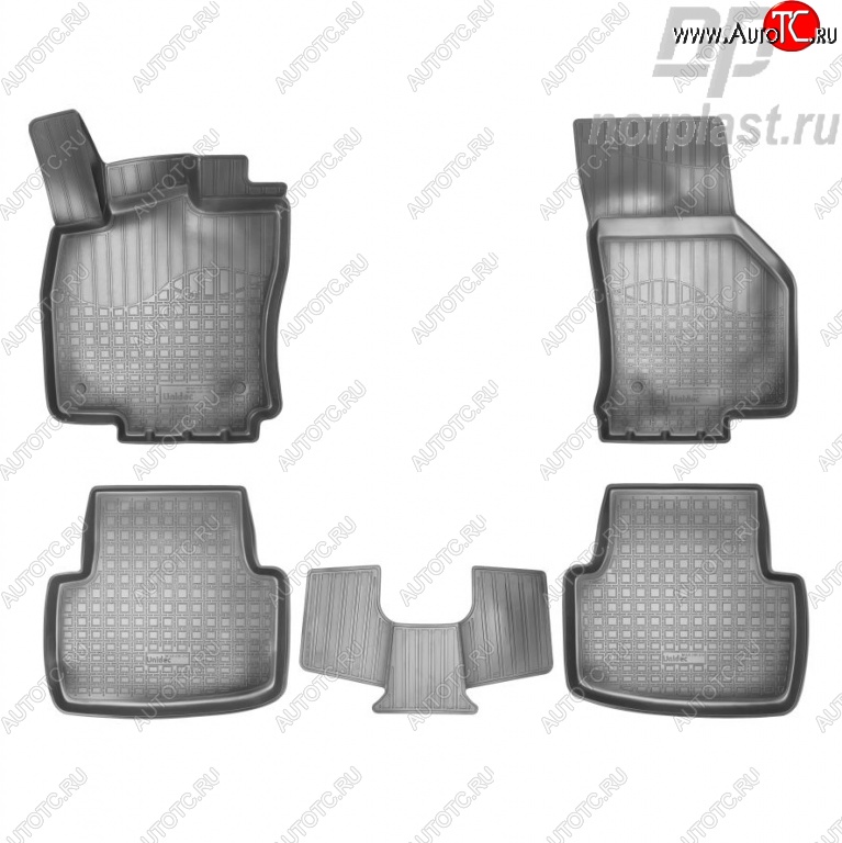 2 479 р. Комплект ковриков в салон Norplast  Volkswagen Passat ( B8,  B8.5) (2015-2025) седан дорестайлинг, универсал дорестайлинг, седан рестайлинг, универсал рестайлинг  с доставкой в г. Воронеж