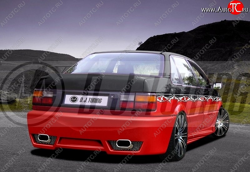 6 549 р. Задний бампер D.J. Volkswagen Passat B3 седан (1988-1993)  с доставкой в г. Воронеж