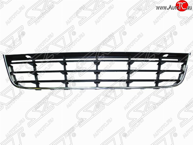 979 р. Решётка в передний бампер (с хром молдингом) SAT Volkswagen Passat B6 седан (2005-2011)  с доставкой в г. Воронеж