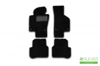 Текстильные коврики салона седан Klever Standart Volkswagen Passat B6 седан (2005-2011) (Черные)