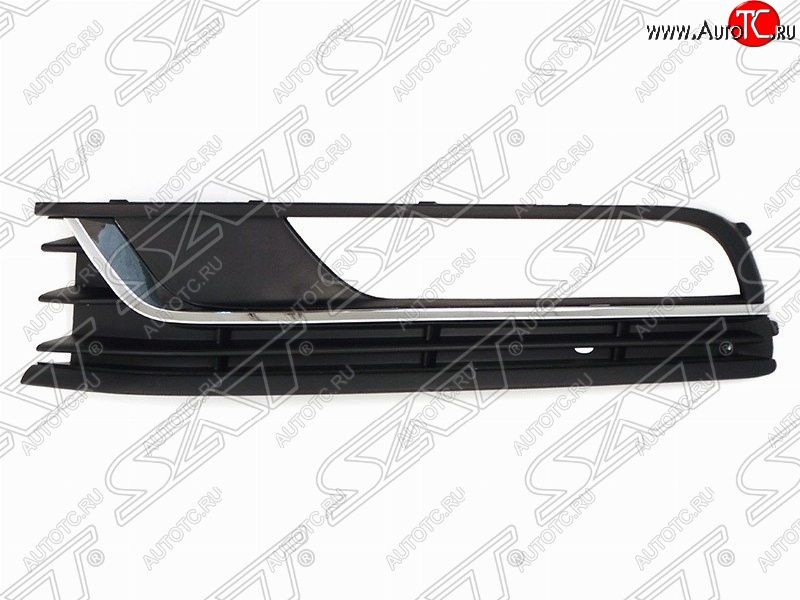 2 699 р. Левая вставка в бампер под ПТФ (хром) SAT Volkswagen Passat B7 седан (2010-2015)  с доставкой в г. Воронеж