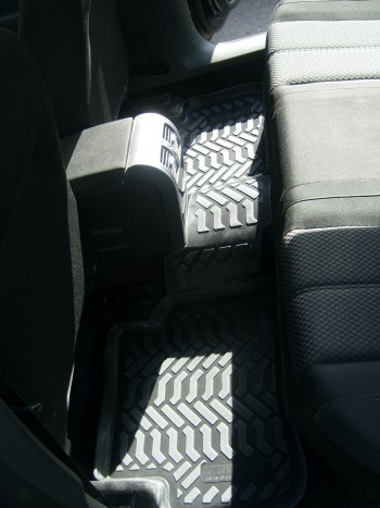 1 769 р. Коврики салона Aileron (3D с подпятником) Volkswagen Passat B7 седан (2010-2015)  с доставкой в г. Воронеж. Увеличить фотографию 2