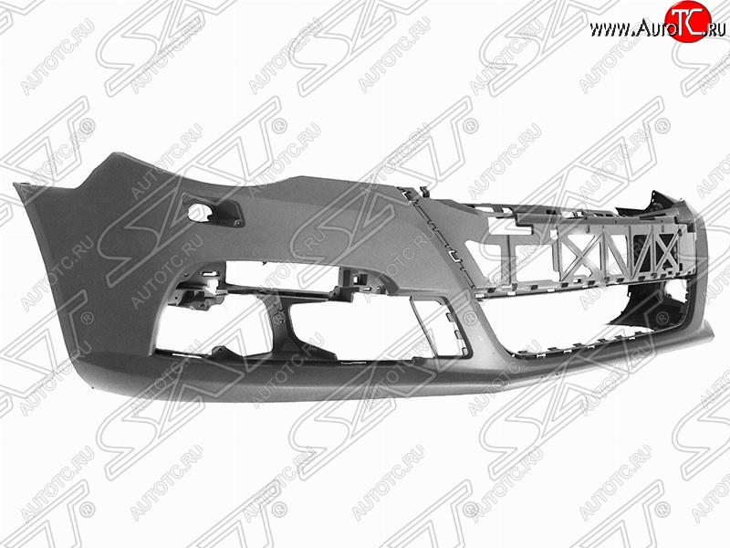 7 449 р. Передний бампер (под омыватели) SAT Volkswagen Passat CC дорестайлинг (2008-2012) (Неокрашенный)  с доставкой в г. Воронеж