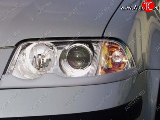 1 649 р. Нижние реснички на передние CT Volkswagen Passat B5.5 седан рестайлинг (2000-2005) (Неокрашенные)  с доставкой в г. Воронеж