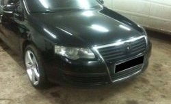 1 649 р. Реснички на фары CT v2  Volkswagen Passat  B6 (2005-2011) седан, универсал (Неокрашенные)  с доставкой в г. Воронеж. Увеличить фотографию 2