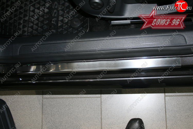 2 744 р. Накладки на внутренние пороги Souz-96 Volkswagen Passat B7 седан (2010-2015)  с доставкой в г. Воронеж