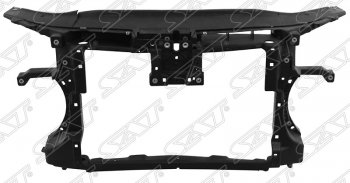 8 249 р. Рамка радиатора (телевизор) (рестайлинг) SAT Volkswagen Passat CC дорестайлинг (2008-2012) (Неокрашенная)  с доставкой в г. Воронеж. Увеличить фотографию 1