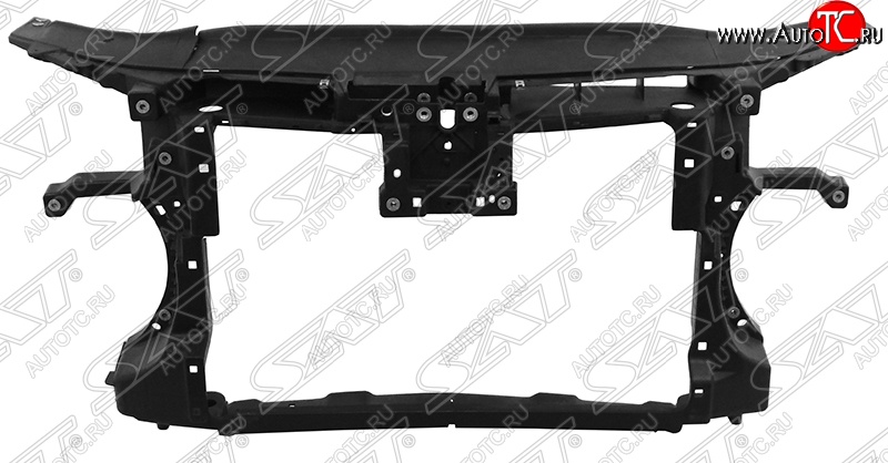 8 249 р. Рамка радиатора (телевизор) (рестайлинг) SAT Volkswagen Passat CC дорестайлинг (2008-2012) (Неокрашенная)  с доставкой в г. Воронеж