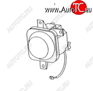 20 549 р. Правая противотуманная фара VAG  Volkswagen Pointer (2006-2009)  с доставкой в г. Воронеж