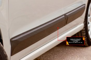Молдинг передней двери RA (левый) Volkswagen Polo  5 (2015-2020) седан рестайлинг, хэтчбек рестайлинг