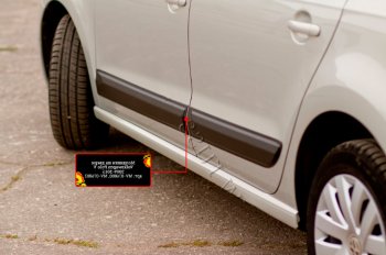 Молдинг задней двери RA (левый) Volkswagen Polo  5 (2015-2020) седан рестайлинг, хэтчбек рестайлинг