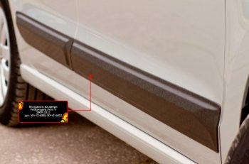 Молдинг передней двери RA (правый) Volkswagen Polo  5 (2015-2020) седан рестайлинг, хэтчбек рестайлинг