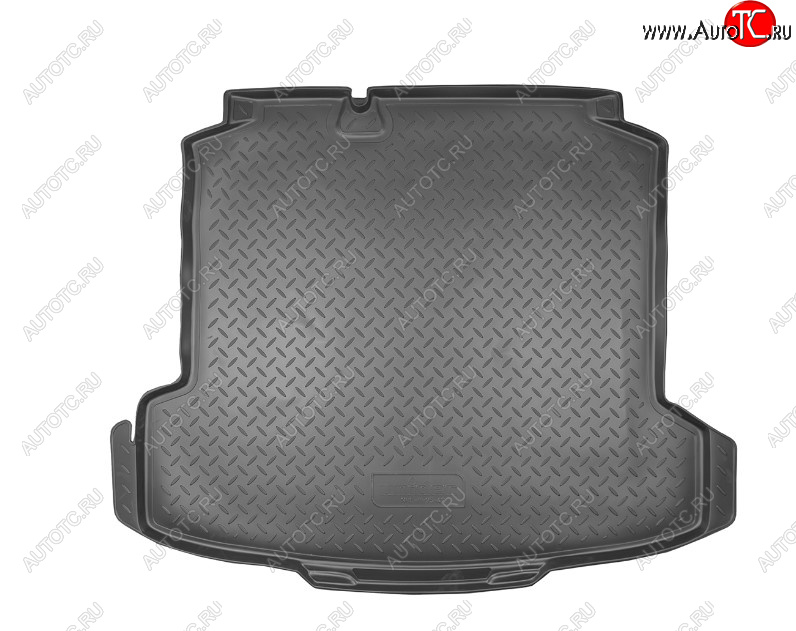 1 799 р. Коврик в багажник Norplast Unidec  Volkswagen Polo  5 (2009-2020) седан дорестайлинг, хэтчбек рестайлинг (Цвет: черный)  с доставкой в г. Воронеж