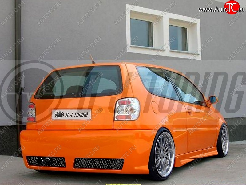 22 899 р. Задний бампер Rieger Volkswagen Polo Mk3 универсал дорестайлинг (1994-1999)  с доставкой в г. Воронеж