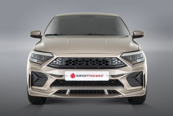 23 049 р. Передний бампер REBOOT  Volkswagen Polo  Mk6 (2020-2022) лифтбек (Окрашенный в один цвет без выделений (вставки/сетки по умолчанию не окрашиваются))  с доставкой в г. Воронеж. Увеличить фотографию 1