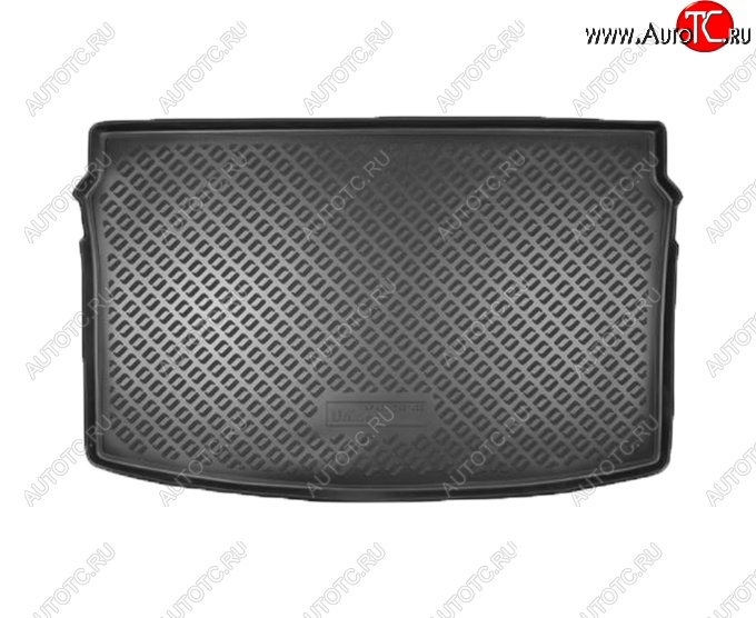 1 569 р. Коврик в багажник Norplast (на верхнюю полку)  Volkswagen Polo  Mk6 (2020-2022) лифтбек (Черный)  с доставкой в г. Воронеж