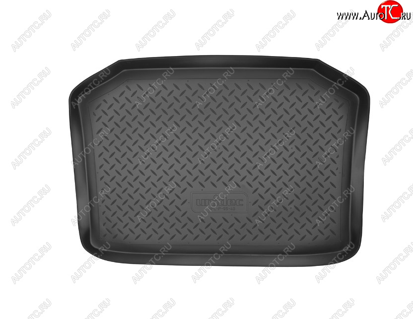 1 569 р. Коврик в багажник Norplast Unidec  Volkswagen Polo  9N1 (2001-2009) хэтчбэк 5 дв. дорестайлинг, рестайлинг, хэтчбэк 5 дв. (Цвет: черный)  с доставкой в г. Воронеж