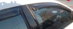 Комплект дефлекторов окон (ветровиков) 4 шт. (5 дверей) Russtal Volkswagen Polo 5 хэтчбек дорестайлинг (2009-2015)
