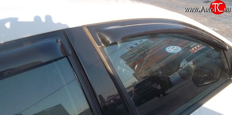 999 р. Комплект дефлекторов окон (ветровиков) 4 шт. (5 дверей) Russtal Volkswagen Polo 5 хэтчбек дорестайлинг (2009-2015)  с доставкой в г. Воронеж
