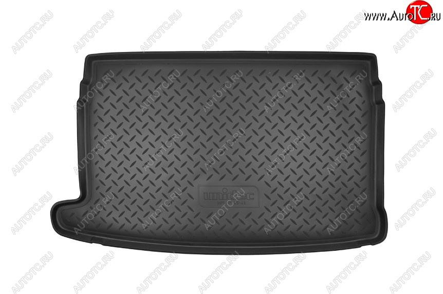 1 569 р. Коврик в багажник Norplast Unidec  Volkswagen Polo  5 (2009-2020) хэтчбек дорестайлинг, хэтчбек рестайлинг (Цвет: черный)  с доставкой в г. Воронеж