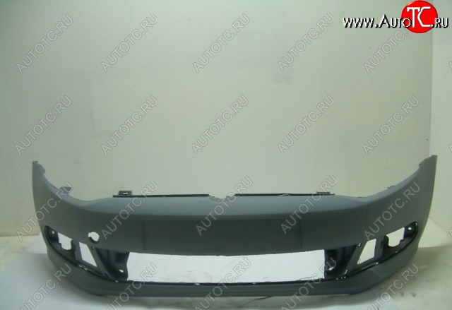 2 149 р. Бампер передний SPARD (чёрный) Volkswagen Polo 5 седан дорестайлинг (2009-2015) (Неокрашенный)  с доставкой в г. Воронеж