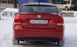 4 199 р. Козырёк на заднее лобовое стекло Sport Volkswagen Polo 5 седан дорестайлинг (2009-2015) (Неокрашенный)  с доставкой в г. Воронеж. Увеличить фотографию 3