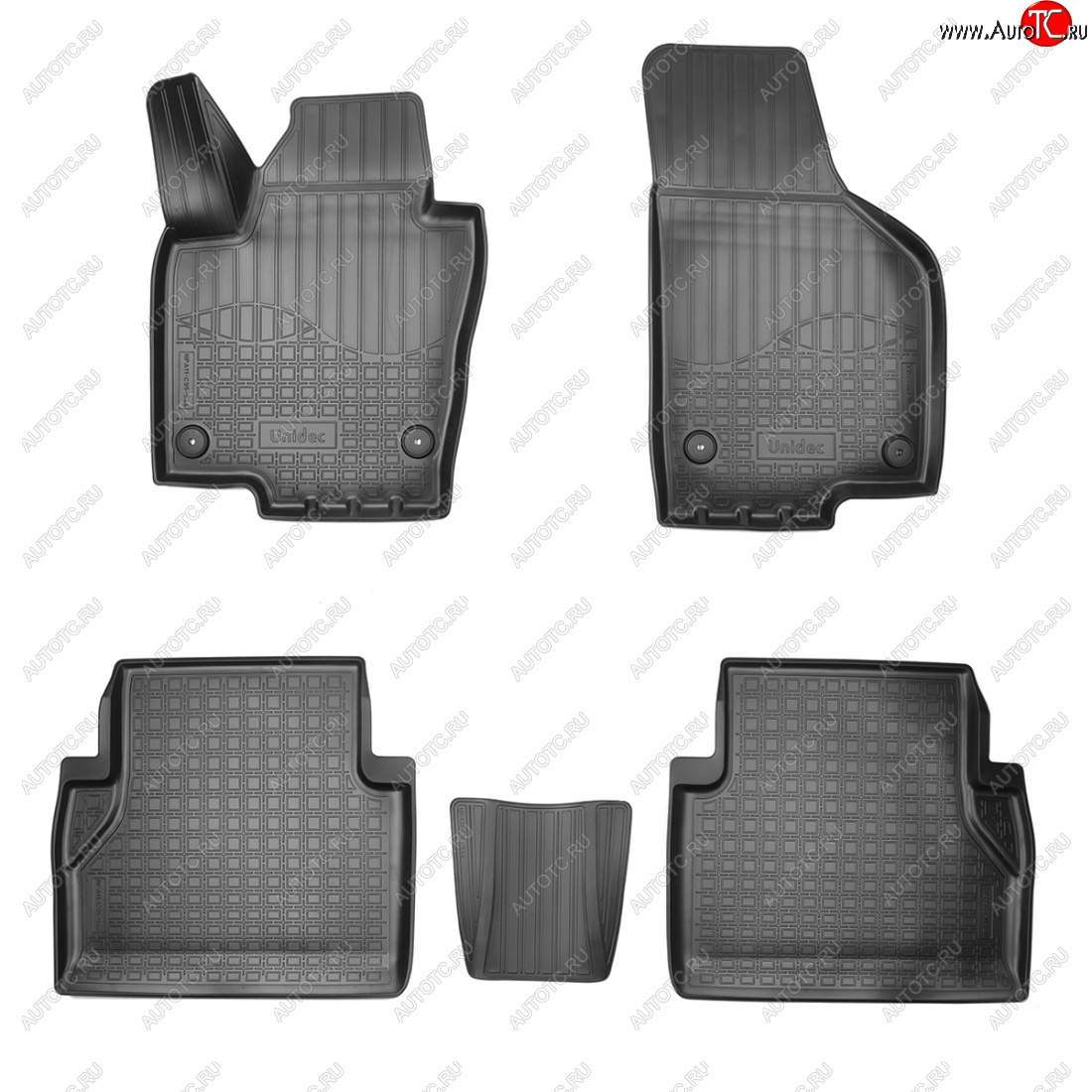 2 399 р. Коврики салона Norplast Unidec Volkswagen Sharan MK2,7N дорестайлинг (2010-2015) (черные)  с доставкой в г. Воронеж