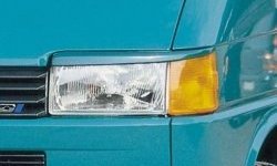 1 649 р. Реснички на фары CT Volkswagen Transporter T4 дорестайлинг (1990-1996) (Неокрашенные)  с доставкой в г. Воронеж. Увеличить фотографию 2