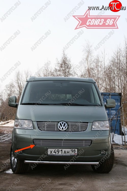5 354 р. Декоративный элемент воздухозаборника Souz-96 (d10) Volkswagen Transporter T4 дорестайлинг (1990-1996)  с доставкой в г. Воронеж
