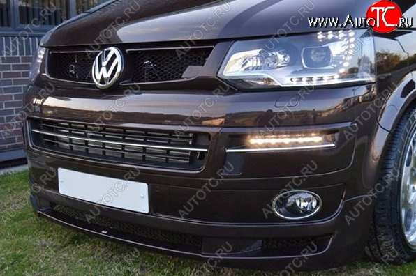 9 049 р. Решётка радиатора ABT-style Volkswagen Transporter T5 рестайлинг (2009-2015) (Неокрашенная)  с доставкой в г. Воронеж