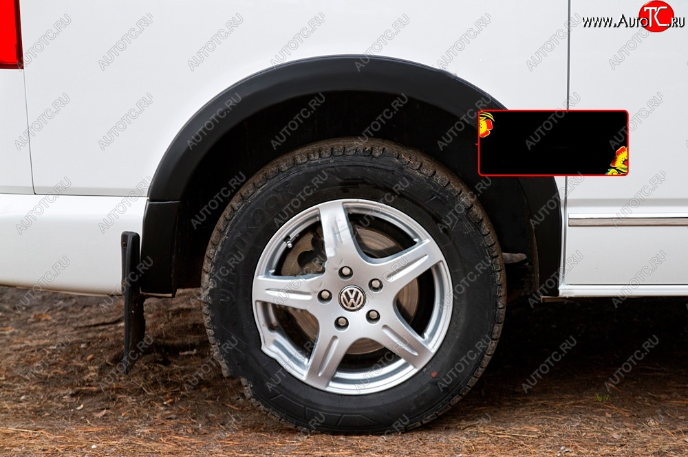 2 939 р. Накладка колесной арки на RA (задняя правая) Volkswagen Transporter T5 рестайлинг (2009-2015) (Поверхность глянец (под окраску), Неокрашенная)  с доставкой в г. Воронеж