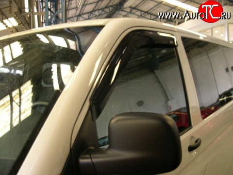 999 р. Комплект дефлекторов окон (ветровиков) 2 шт. Russtal Volkswagen Transporter T5 дорестайлинг (2003-2009)  с доставкой в г. Воронеж