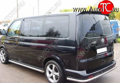 6 249 р. Лип спойлер CT Volkswagen Transporter T5 дорестайлинг (2003-2009) (Неокрашенный)  с доставкой в г. Воронеж
