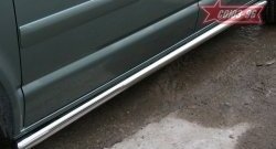 12 914 р. Защита порогов California Souz-96 (d60) Volkswagen Transporter T5 дорестайлинг (2003-2009)  с доставкой в г. Воронеж. Увеличить фотографию 2