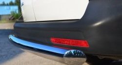 15 799 р. Защита заднего бампера (Ø63 мм, нержавейка) SLITKOFF Volkswagen Transporter T5 рестайлинг (2009-2015)  с доставкой в г. Воронеж. Увеличить фотографию 2
