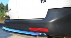 15 799 р. Защита заднего бампера (Ø63 мм, нержавейка) SLITKOFF Volkswagen Transporter T5 рестайлинг (2009-2015)  с доставкой в г. Воронеж. Увеличить фотографию 3