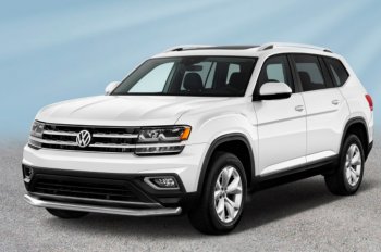 10 399 р. Защита переднего бампера Slitkoff (Ø 57 мм). Volkswagen Teramont CA1 дорестайлинг (2016-2020) (Сталь с полимерным покрытием. Цвет: серебристый)  с доставкой в г. Воронеж. Увеличить фотографию 1