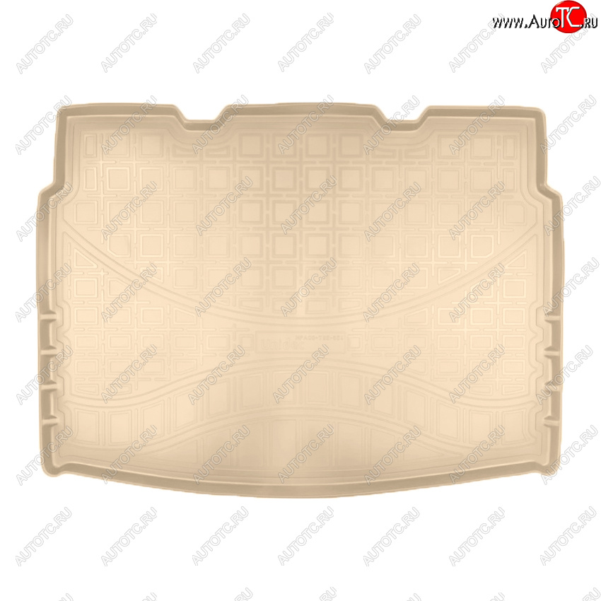 2 199 р. Коврик багажника Norplast Unidec (нижняя полка) Volkswagen Tiguan Mk2 дорестайлинг (2016-2020) (Цвет: бежевый)  с доставкой в г. Воронеж