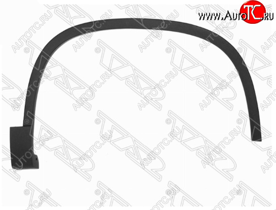 1 269 р. Правый молдинг арки крыла SAT (передний)  Volkswagen Tiguan  NF (2006-2017) дорестайлинг, рестайлинг  с доставкой в г. Воронеж