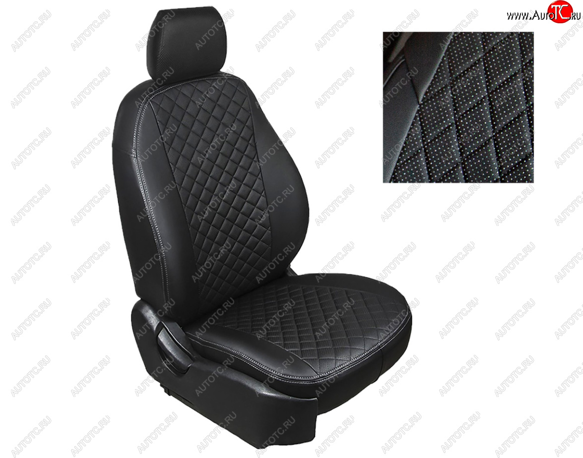 6 449 р. Чехлы Seintex (экокожа/ромб)  Volkswagen Tiguan  NF (2011-2017) рестайлинг  с доставкой в г. Воронеж